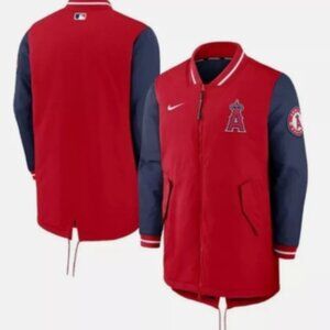 Los Angeles Angels Nike 22 Authentic Collection Mens Dugout Jacket